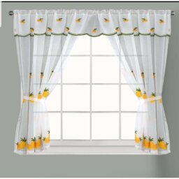Traci Scalloped Kitchen Curtain