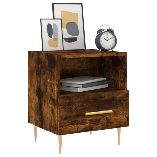 Linda Bedside Cabinets 2 pcs 40x35x47,5 cm Engineered Wood