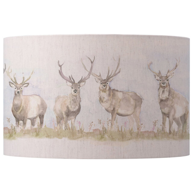 Moorland Stag Eva 52X29cm Lampshade