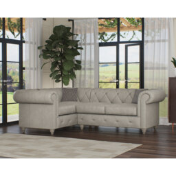 Melrose 3 Seater Leather Corner Sofa