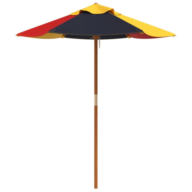 Vidaxl parasol for children with wooden pole diameter 120 x 140cm