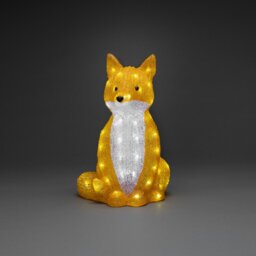 Fox Acrylic Outdoor Christmas Decoration