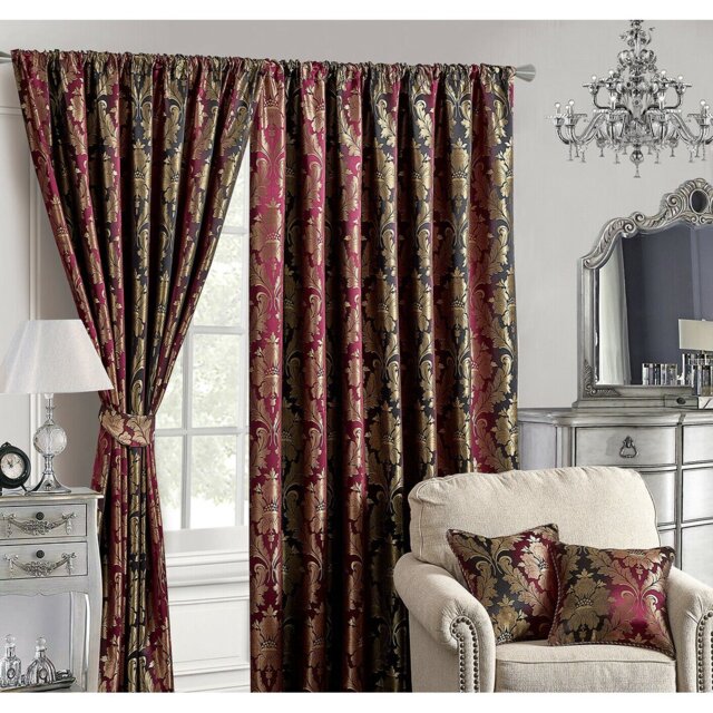 Eslinger Pencil Pleat Room Darkening Curtain