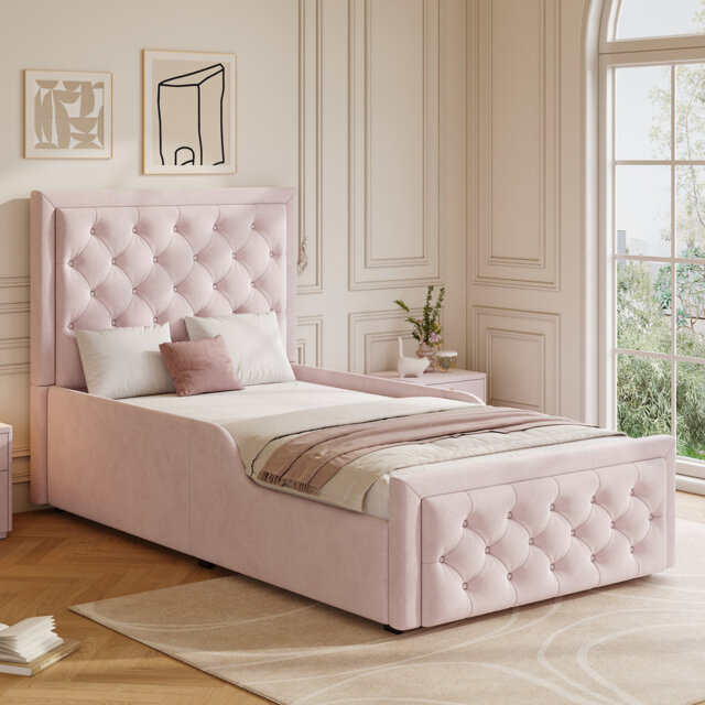 Metal Ottoman Storage Bed