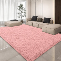 Luxury Plush Shaggy Area Rug & Runner, Soft Deep-Pile Non-Slip Living Room Carpet