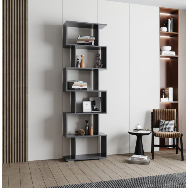 Palusa 196.1cm H x 60cm W Standard Bookcase
