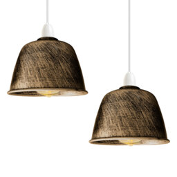 13.5cm H Metal Drum Lamp Shade ( Screw On )
