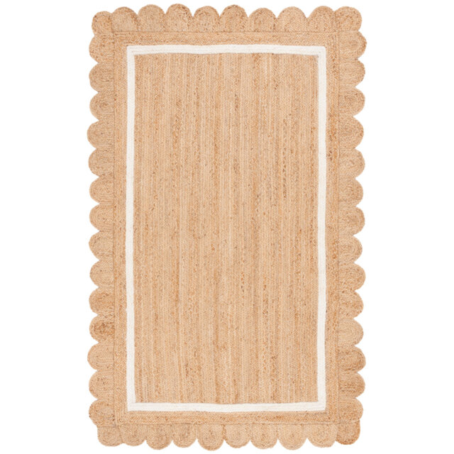 Natural Fiber  Area Rug In Natural / Ivory