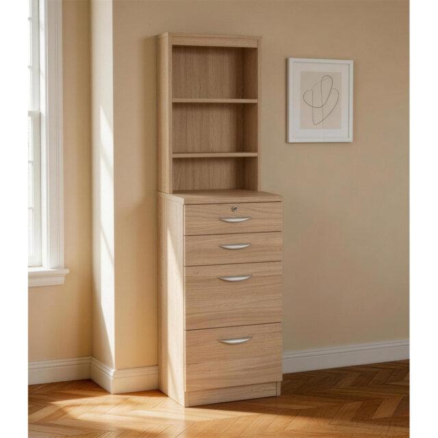 Bettijane 48cm Wide 4 -Drawer File Cabinet