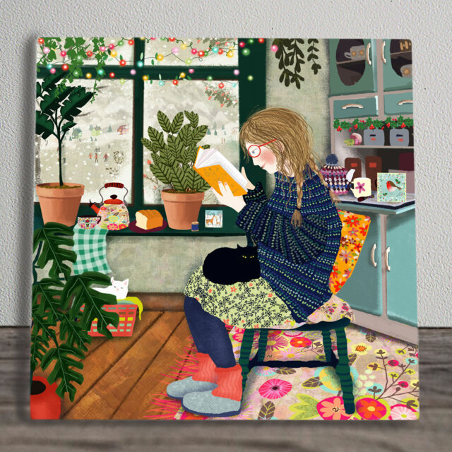 People Wall Decor on Ceramic / Porcelain