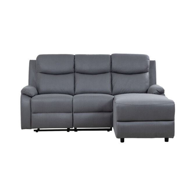 Boa 3 Seater Faux Leather Reclining Corner Sofa