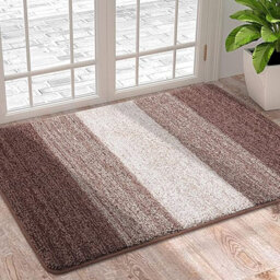 Door Mats Indoor, Machine Washable Soft Doormats, Dirt Trapper Super Absorbent Entrance Rug