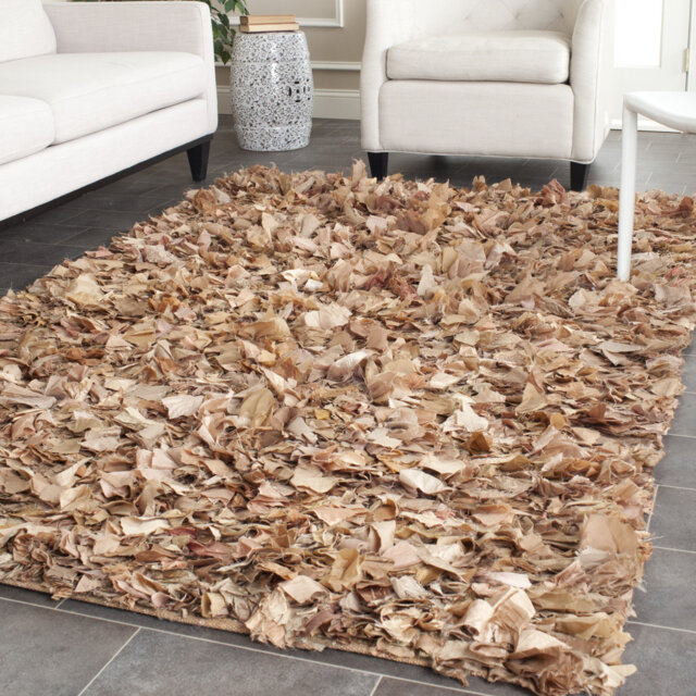 Daenerys Solid Colour Hand Woven Area Rug