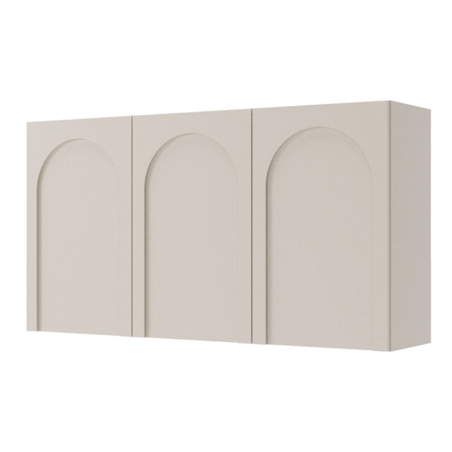 Arkadia Three Door Sideboard With Routed Fronts 150 cm Beige
