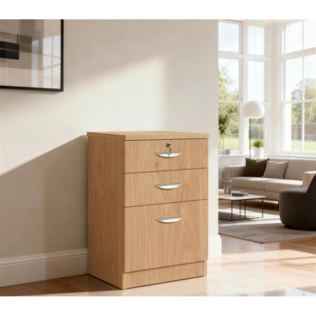 48cm Wide 3 -Drawer File Cabinet