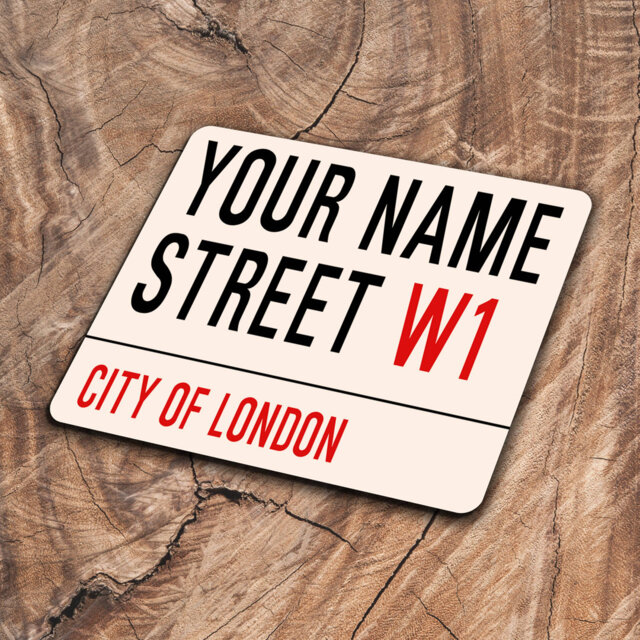 Your Name London Street Wall Décor