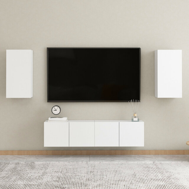 "Awet Unfinished Floating Entertainment Centre for TVs up to 88"""