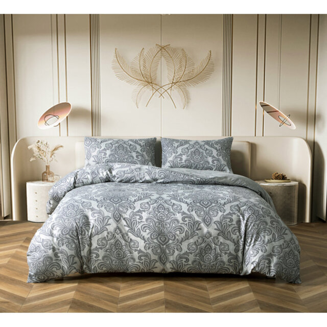 Ensley Hypoallergenic 180 TC Modern & Contemporary Duvet Cover Set