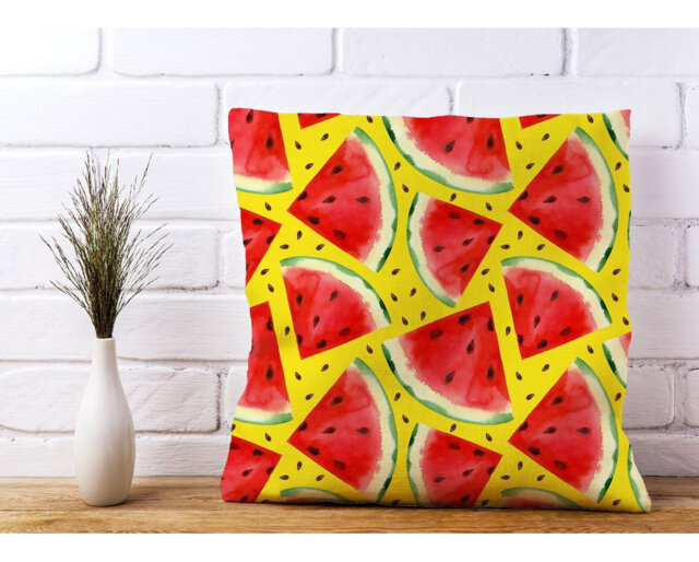 Alexandria Watermelon Scatter Cushion with Filling