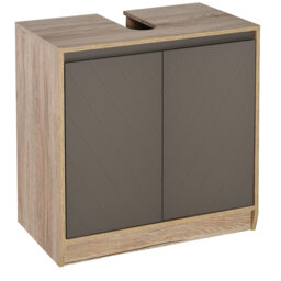 Attalanta 60cm Single Bathroom Vanity Base Only in Brown