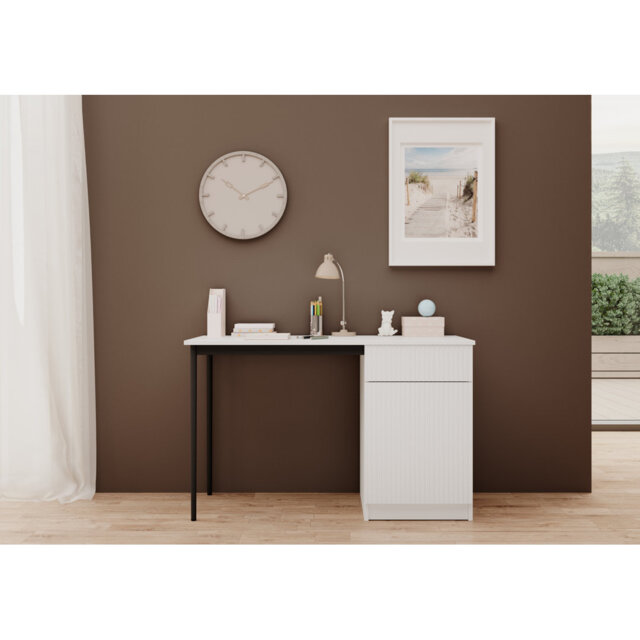 Alfaretta Metal Base Computer Desk
