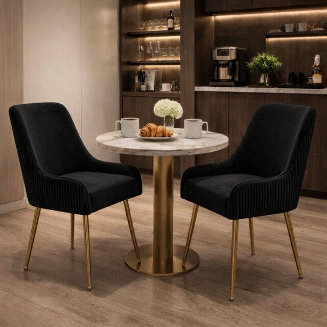 Tufted Velvet Side Chair