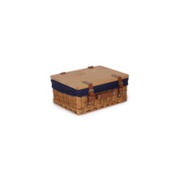 Wicker Gift or Storage Hamper with Lining