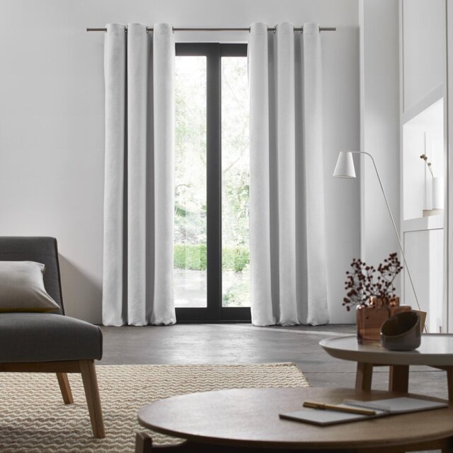 Dziedzic Linen Blackout Single Curtain Panel
