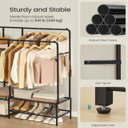 195cm Clothing Rack