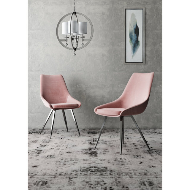Anaias Velvet Upholstered Side Chair