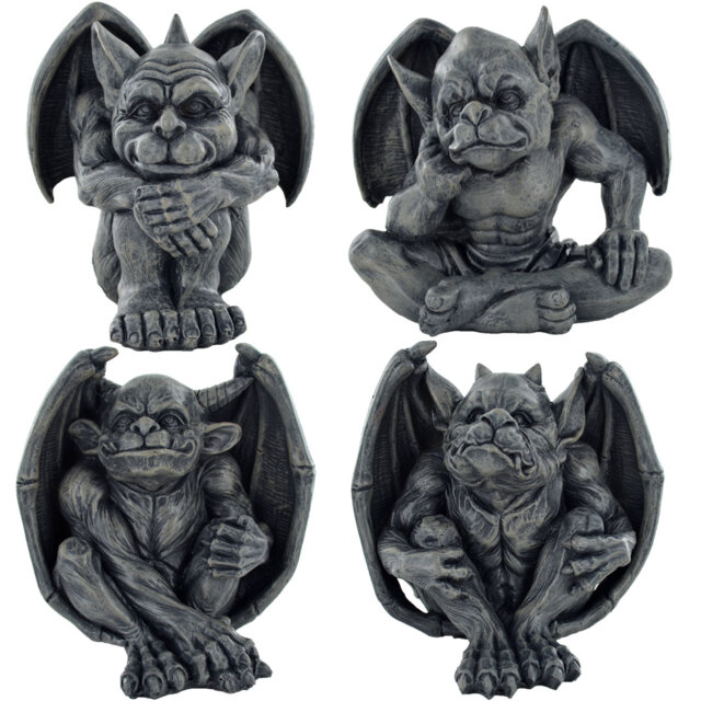 Gargoyle 4 Piece Figurine Set
