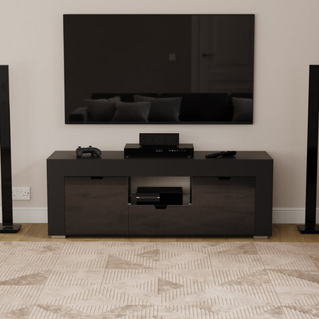 Dayam 2 Door 1 Drawer Led Tv Unit, Living Room Home Furniture