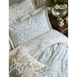 Tudor Trail Sage 250 Thread Count Oxford Pillowcase Pair
