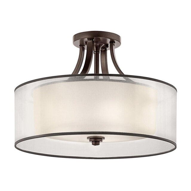 Ausma Glass Semi Flush Mount