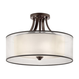 Ausma Glass Semi Flush Mount