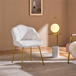 Aaliyiah Contemporary and Classic Velvet Accent Chair Backrest Tub Chair