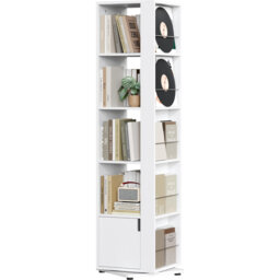 169cm H x 39.5cm W Aluminium Alloy, Iron Bookcase