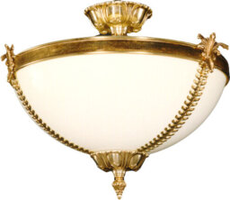 Cowden Acrylic Semi Flush Mount