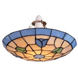 Stony Creek 35.56cm H Glass Bowl Semi Flush Mount ( Screw On )