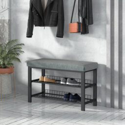8 Pair Shoe Storage Bench