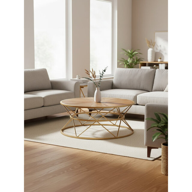 Cross Legs Coffee Table