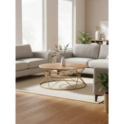 Cross Legs Coffee Table