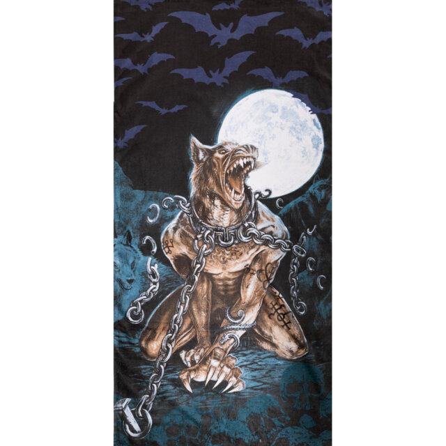 LOUPS GAROU WEREWOLD Alchemy Gothic beach towel