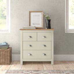 Aquitaine 4 Drawer 79Cm W Chest Of Drawers