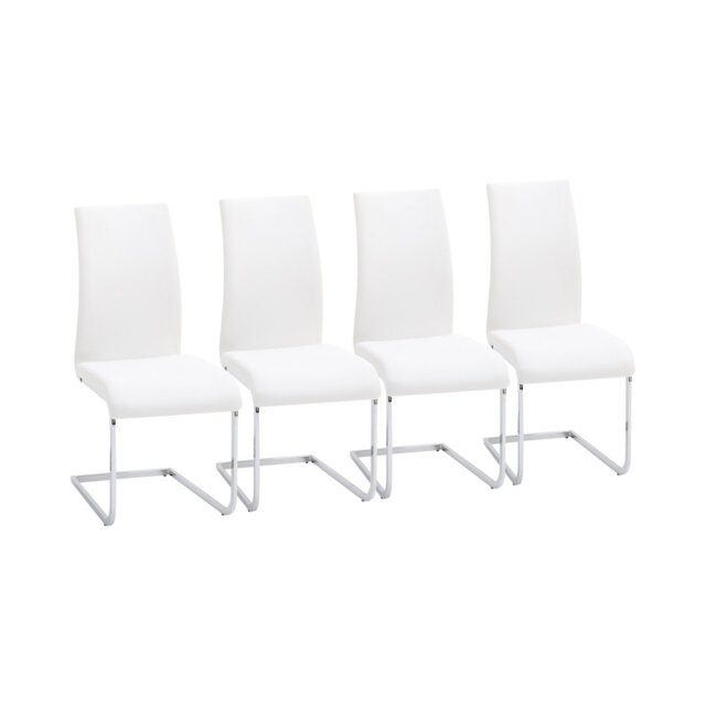 Cathey Upholstered Cantilever  Dining Chair
