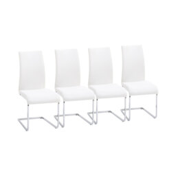 Cathey Upholstered Cantilever  Dining Chair