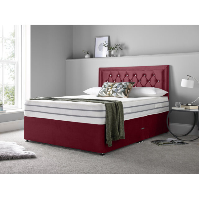 Muskingum Upholstered Bed with Mattress