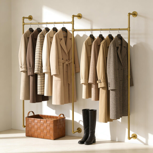 Maggio 205Cm Wall Mounter Clothes Rack