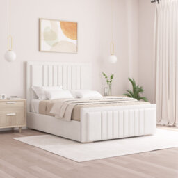 Alama Upholstered Panel Bed