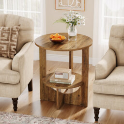 Pedestal End Table